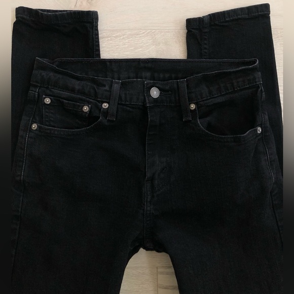 Men’s Levi’s 512 Slim Taper Black Jeans - Picture 11 of 16